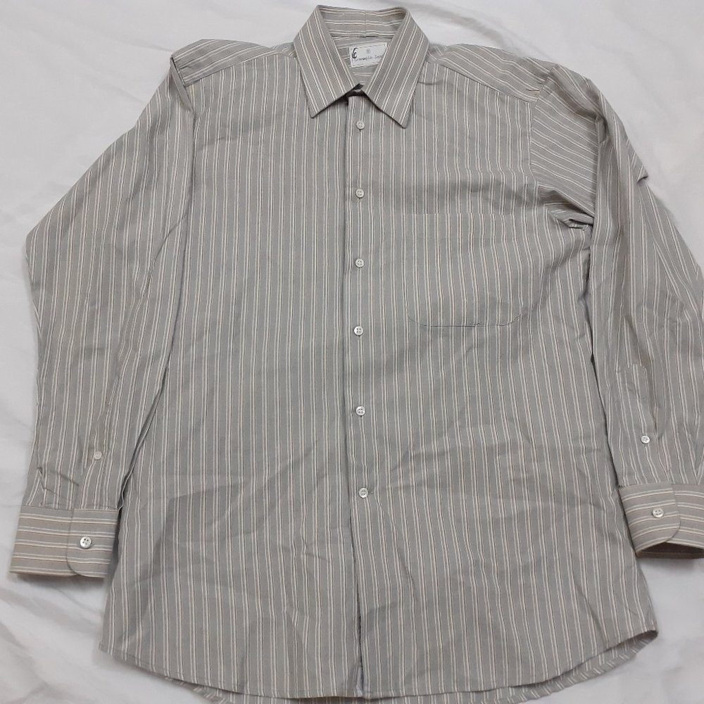Men's Ermenegildo Zegna Long Sleeve Shirt Sz Large